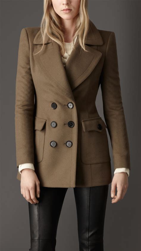 cute burberry pea coats|Burberry pea coat women's.